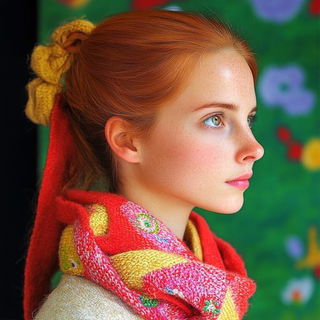 Gothicflow style, Midjourney V6.1: photographic portrait of female protagonist