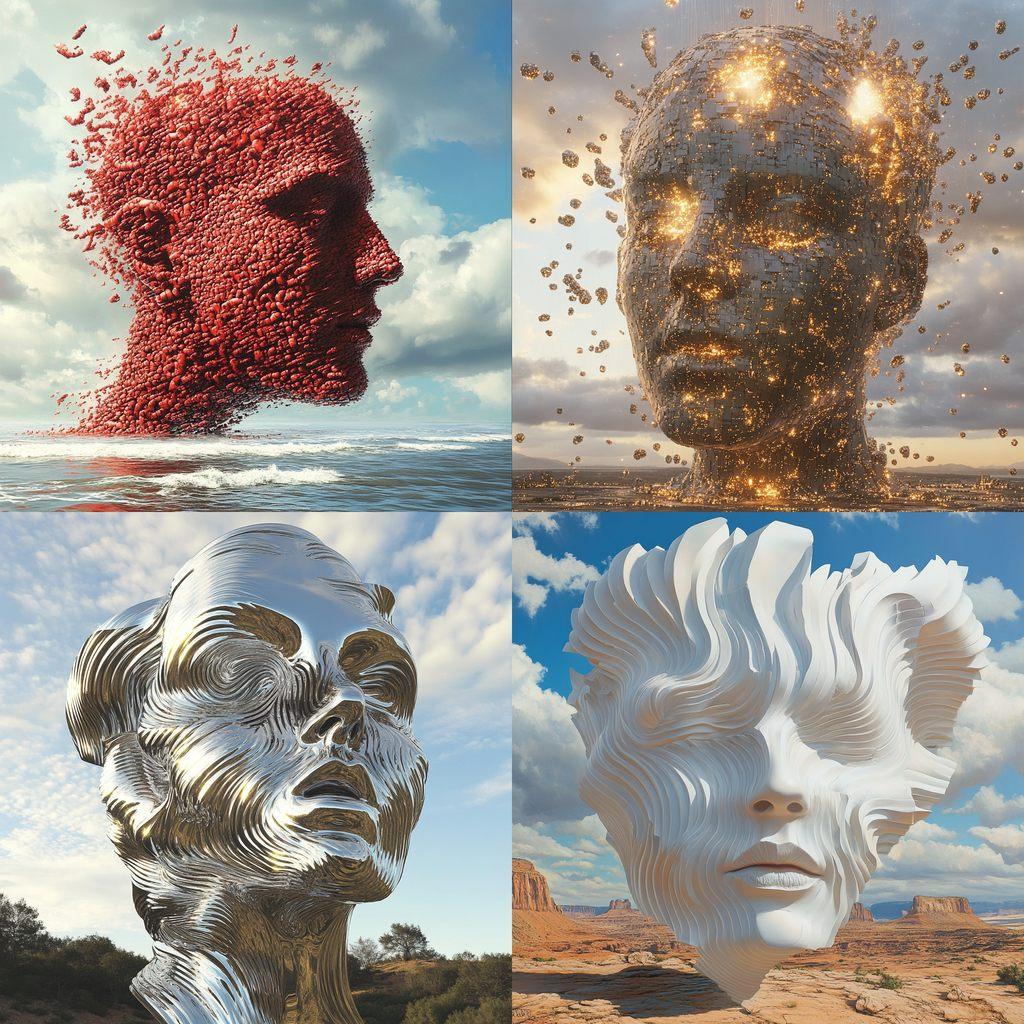 Chad Knight style, Midjourney V6.1, render 1 of 4