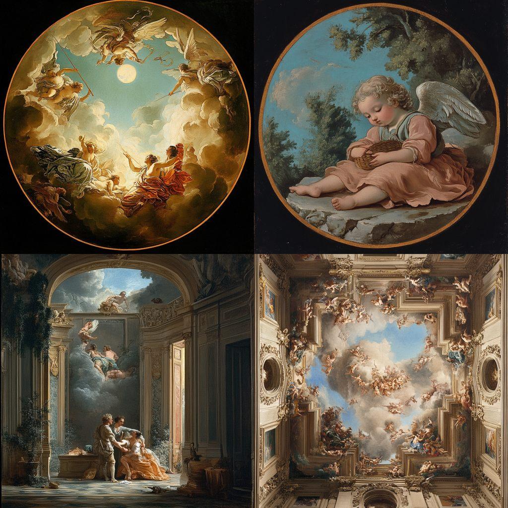 Charles-Andre van Loo style, Midjourney V6.1, render 1 of 4