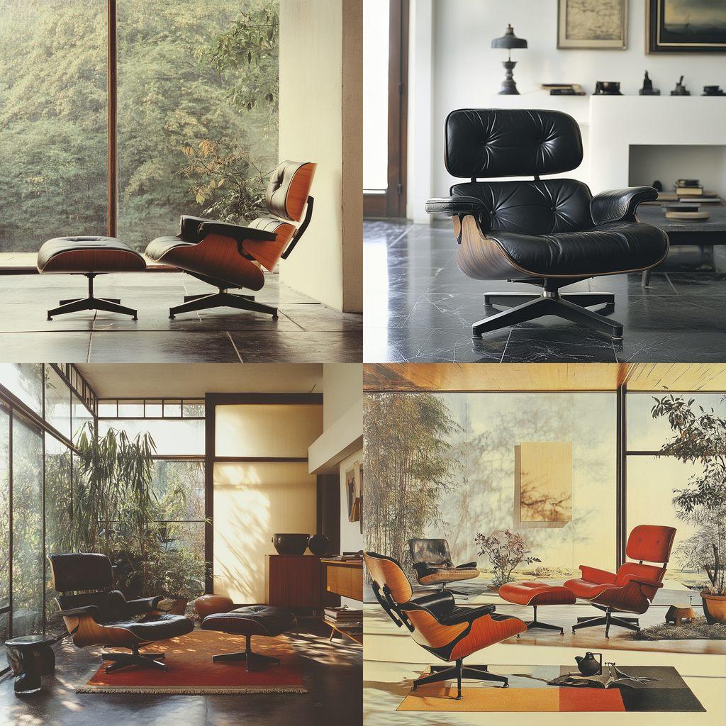 Charles Eames style, Midjourney V6.1, render 1 of 4