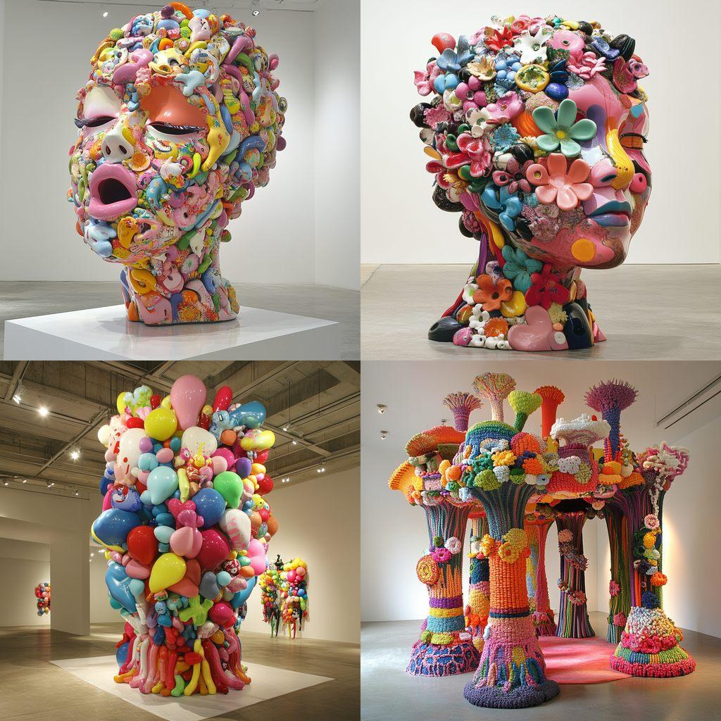 Choi Jeong-Hwa style, Midjourney V6.1, render 1 of 4