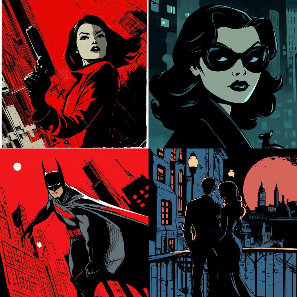 Chris Samnee style, Midjourney V6.1, render 1 of 4