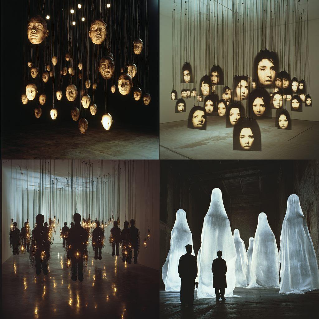 Christian Boltanski style, Midjourney V6.1, render 1 of 4