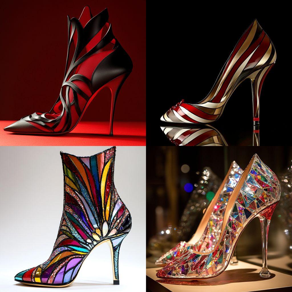 Christian Louboutin style, Midjourney V6.1, render 1 of 4