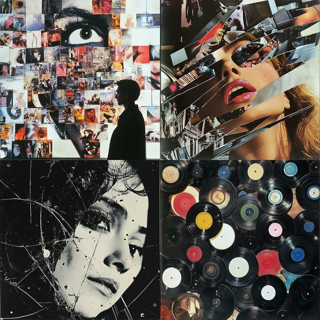 Christian Marclay style, Midjourney V6.1, render 1 of 4