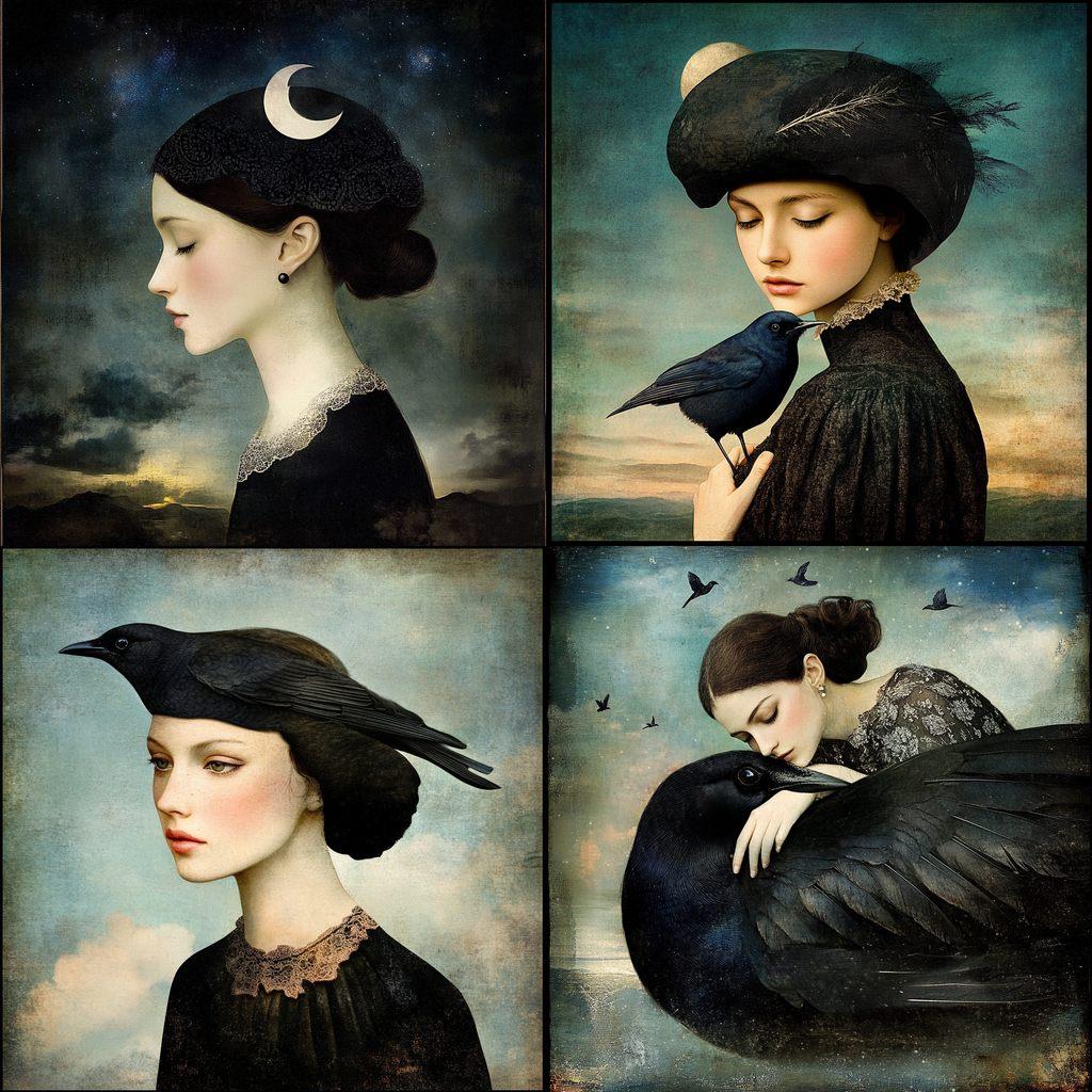 Christian Schloe style, Midjourney V6.1, render 1 of 4