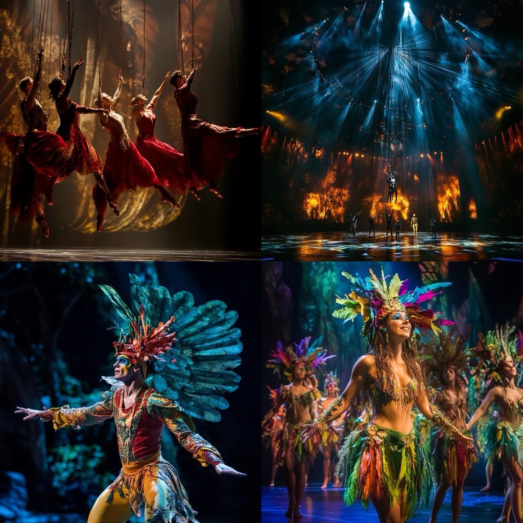 Cirque du Soleil style, Midjourney V6.1, render 1 of 4