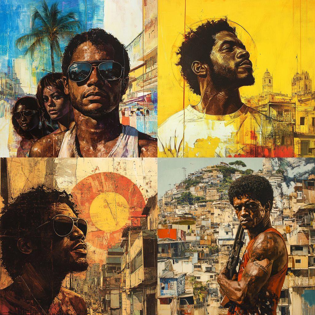 City of God style, Midjourney V6.1, render 1 of 4