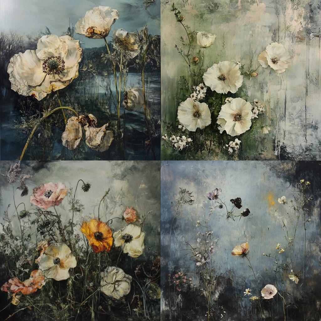 Claire Basler style, Midjourney V6.1, render 1 of 4
