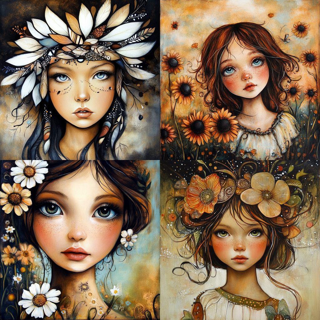 Claudia Tremblay style, Midjourney V6.1, render 1 of 4