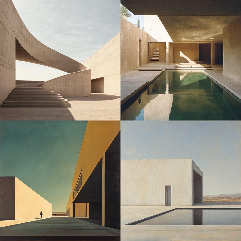 Claudio Silvestrin style, Midjourney V6.1, render 1 of 4
