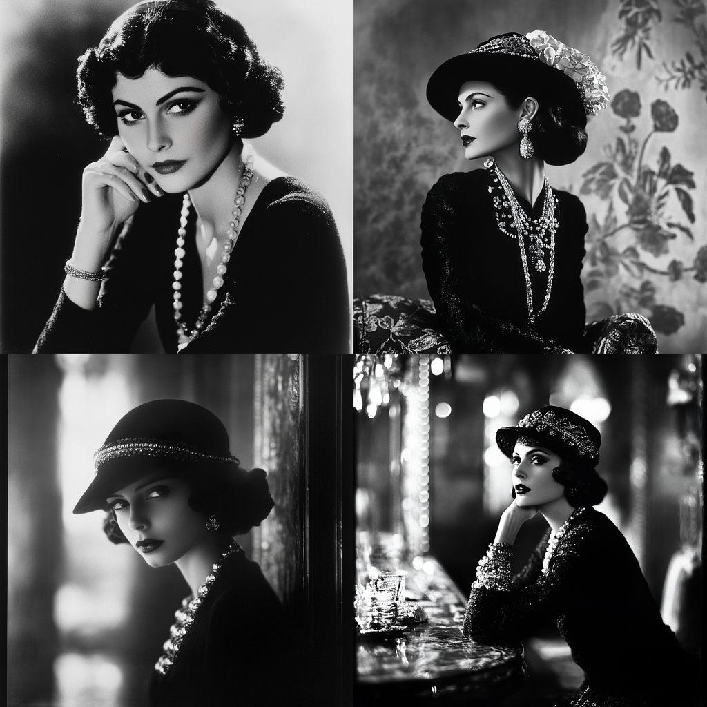 Coco Chanel style, Midjourney V6.1, render 1 of 4