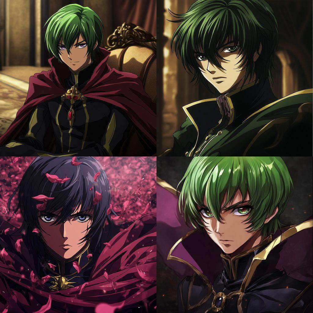Code Geass style, Midjourney V6.1, render 1 of 4