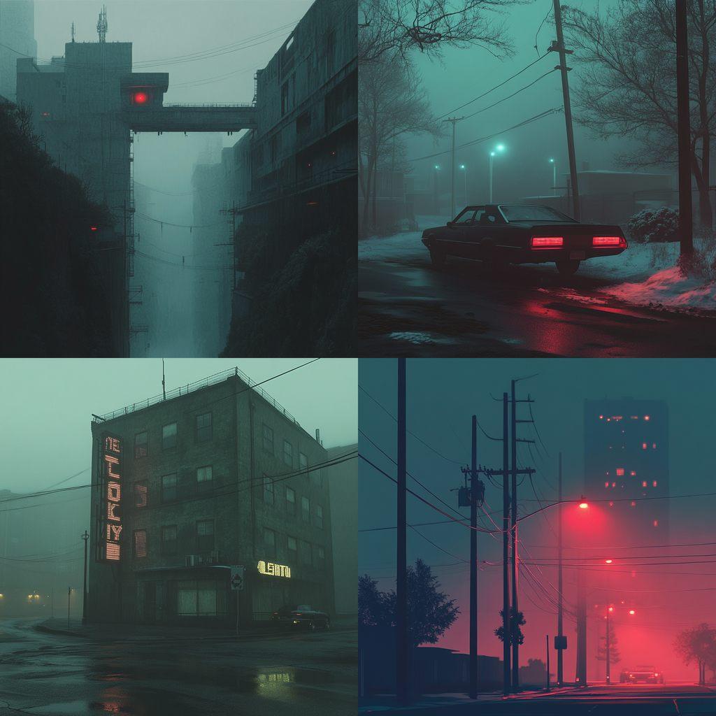 Cody Ellingham style, Midjourney V6.1, render 1 of 4