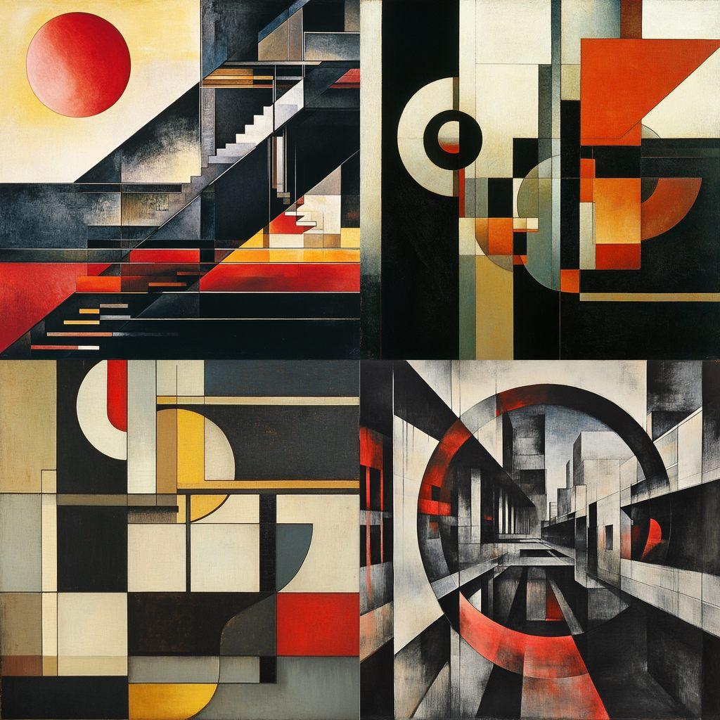 Constructivism style, Midjourney V6.1, render 1 of 4