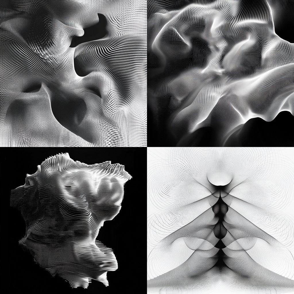 Contour plot style, Midjourney V6.1, render 1 of 4
