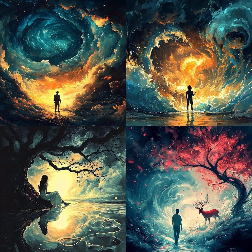 Cyril Rolando style, Midjourney V6.1, render 1 of 4