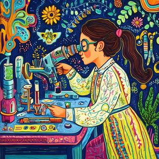 Terracework style, Midjourney V6.1: editorial illustration for popular scientific magazine cover