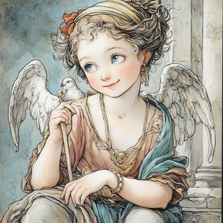 Needlemoon style, Midjourney V6.1: classical 18th-century oil painting
