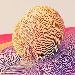 Castellopulp style, Midjourney V6.1: abstract 3D render