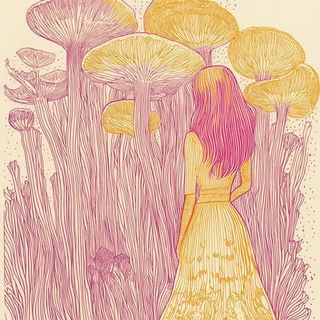 Castellopulp style, Midjourney V6.1: retro fairy-tale illustration
