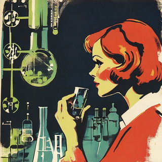 Petalfauna style, Midjourney V6.1: editorial illustration for popular scientific magazine cover