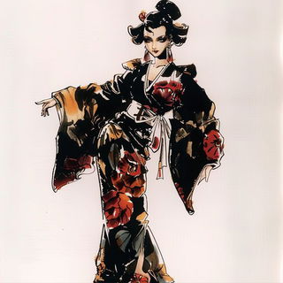 Prism Shard Assemblage style, Midjourney V6.1: haute-couture fashion outfit