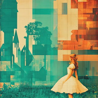 Terravast style, Midjourney V6.1: retro fairy-tale illustration