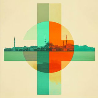 Terravast style, Midjourney V6.1: bold minimalist logo design for Istanbul city municipal services