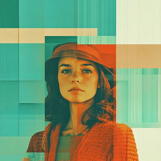 Terravast style, Midjourney V6.1: photographic portrait of female protagonist