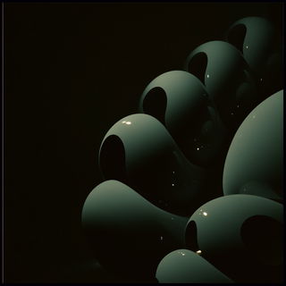 Featherstain style, Midjourney V6.1: abstract 3D render