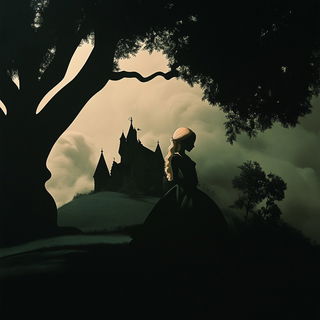 Featherstain style, Midjourney V6.1: retro fairy-tale illustration