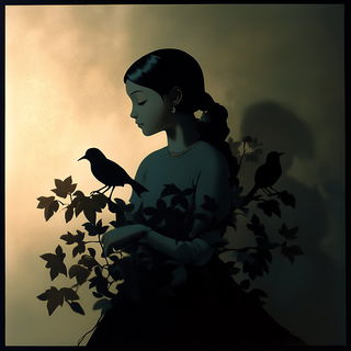 Featherstain style, Midjourney V6.1: traditional folk art