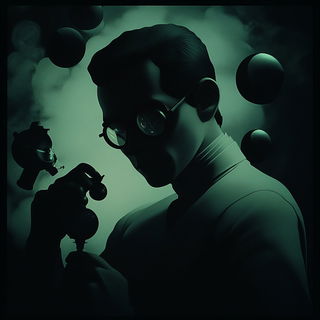 Featherstain style, Midjourney V6.1: editorial illustration for popular scientific magazine cover