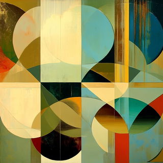 Opaline Midway style, Midjourney V6.1: creative pattern composition
