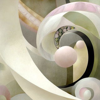Balloonletter style, Midjourney V6.1: abstract 3D render