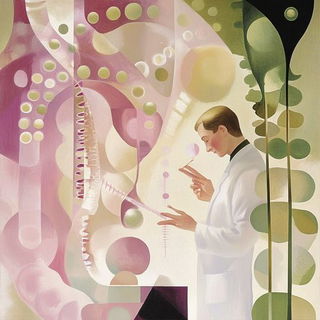 Balloonletter style, Midjourney V6.1: editorial illustration for popular scientific magazine cover