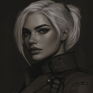 Sealstorm Ornamentics style, Midjourney V6.1: photographic portrait of female protagonist