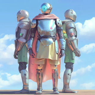 Pomegranate Dryad style, Midjourney V6.1: concept art character design of retropunk steam knight
