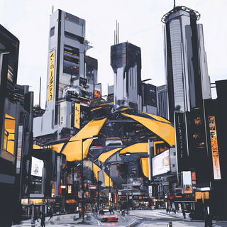 Sunshaft Scenography style, Midjourney V6.1: megacity with futuristic bioarchitecture