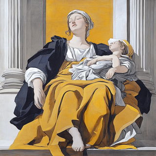 Sunshaft Scenography style, Midjourney V6.1: classical 18th-century oil painting