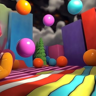 Serpentine Deco Narrative style, Midjourney V6.1: abstract 3D render