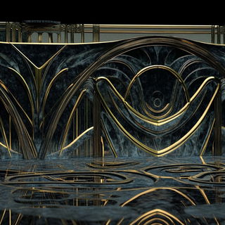 Whorlweave style, Midjourney V6.1: abstract 3D render