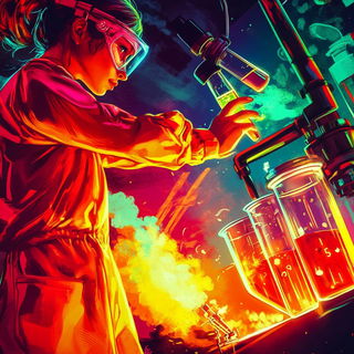 Brocadetail style, Midjourney V6.1: editorial illustration for popular scientific magazine cover