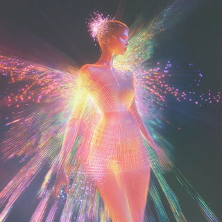 Floodmark Assemblies style, Midjourney V6.1: haute-couture fashion outfit