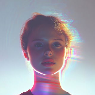 Floodmark Assemblies style, Midjourney V6.1: photographic portrait of female protagonist