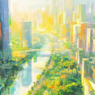 Candyland Rocaille style, Midjourney V6.1: megacity with futuristic bioarchitecture