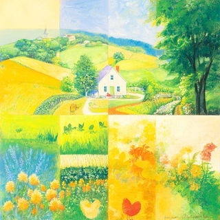 Candyland Rocaille style, Midjourney V6.1: traditional folk art