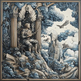 Moonstone Fault style, Midjourney V6.1: classical 18th-century oil painting
