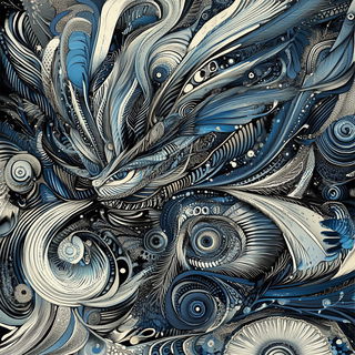 Moonstone Fault style, Midjourney V6.1: creative pattern composition